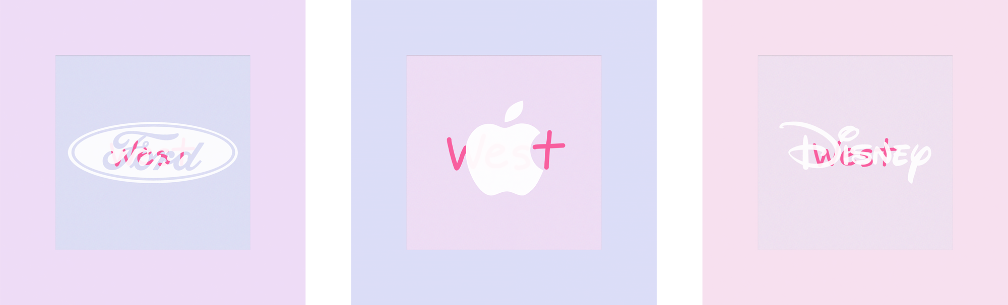 Ford, Apple, Disney, West